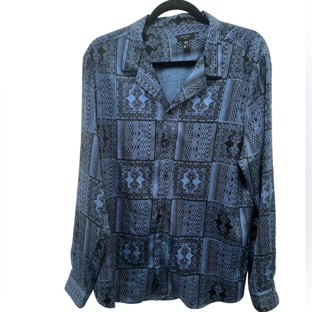 New Look Silk Pattern Shirt